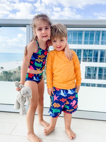 Beach babes! 🐢 🐠 🏖️ swim 30% off!!! Fits TTS 

#LTKswim #LTKsalealert #LTKkids