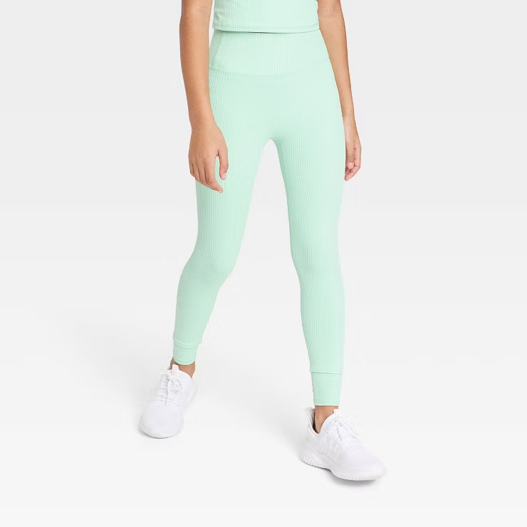 Girls' High-Waist Leggings - All in Motion™ | Target