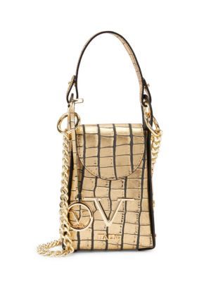 Registered Trademark of Versace 19.69 Croc Embossed Leather Mini Bag | Saks Fifth Avenue OFF 5TH
