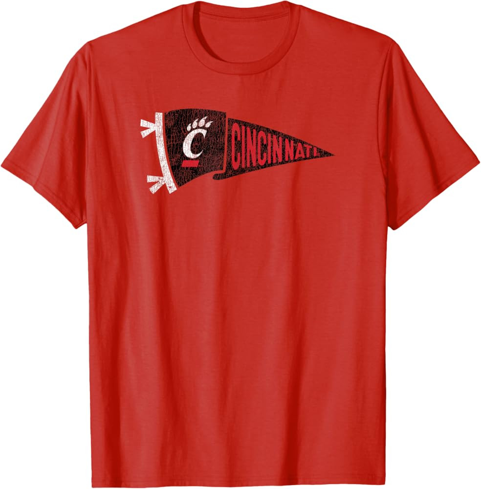 Cincinnati Bearcats Pennant Vintage Officially Licensed T-Shirt | Amazon (US)