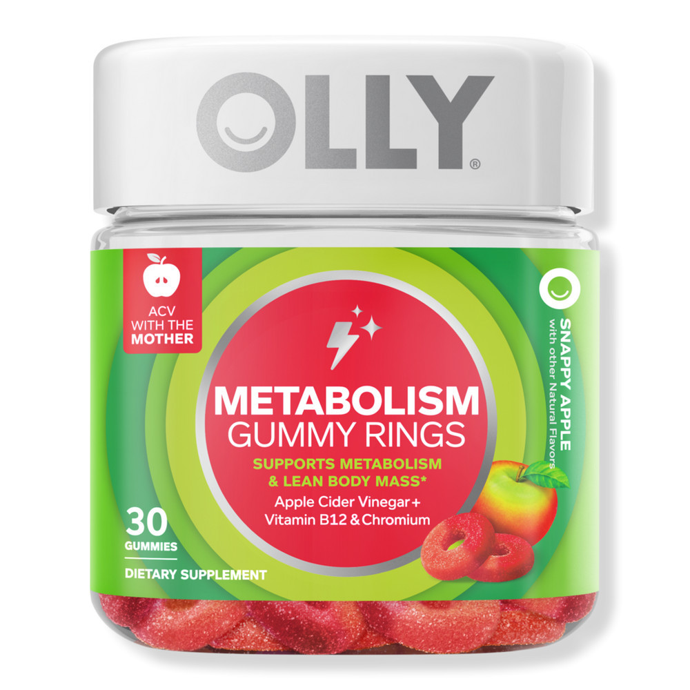 OLLY Metabolism Gummy Rings Supplement with Apple Cider Vinegar | Ulta