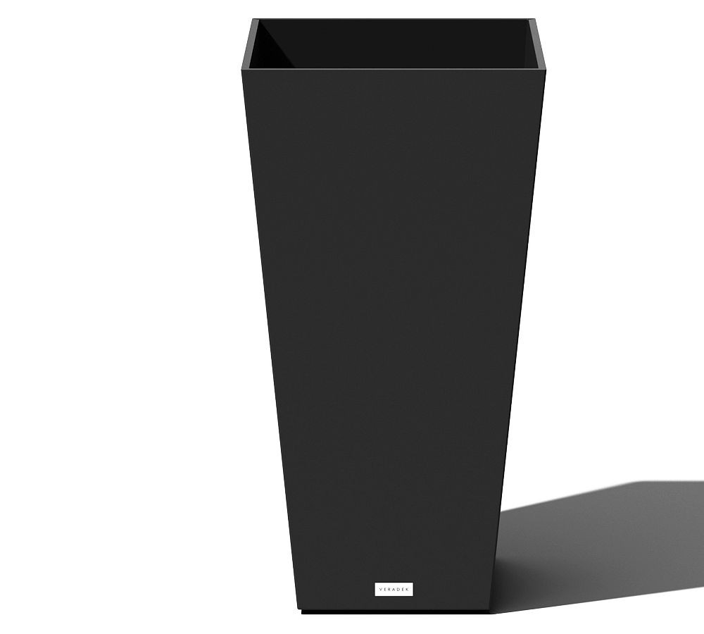 All Weather Eco Hevea Tapered Tall Outdoor Planters | Pottery Barn (US)