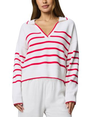 Splendid Arden Striped Polo Sweater | Bloomingdale's Women | Bloomingdale's (AU)
