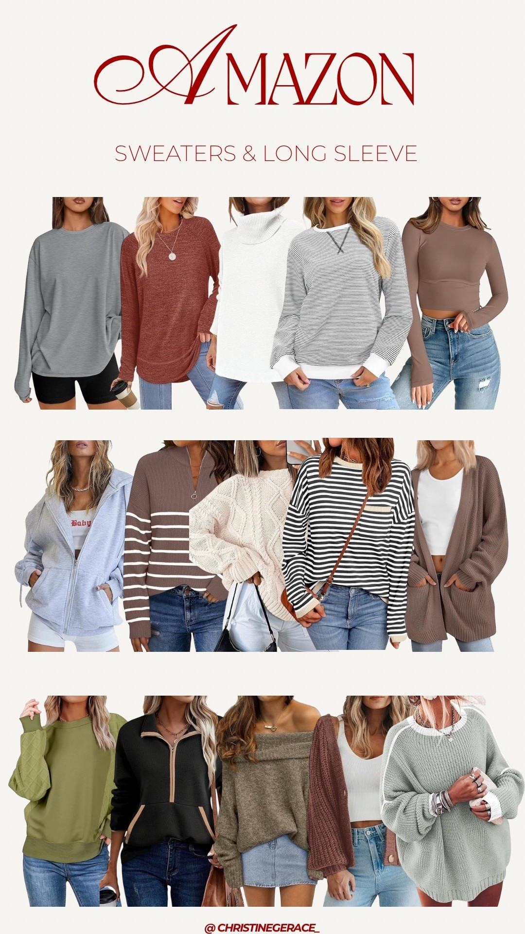 Amazon Labor Day deals on sweaters and long sleeve tops !! 

#laborday #fallfashion #falltop #tops #amazonlabordaydeals #falloutfit #sweater #christinegerace

#LTKSaleAlert #LTKFindsUnder50 #LTKStyleTip