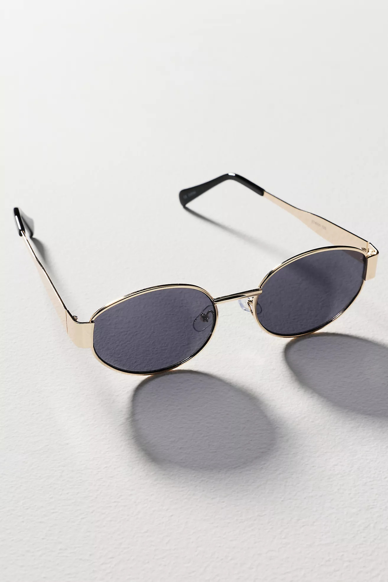 Eyeking Oval Metal Sunglasses | Anthropologie (US)