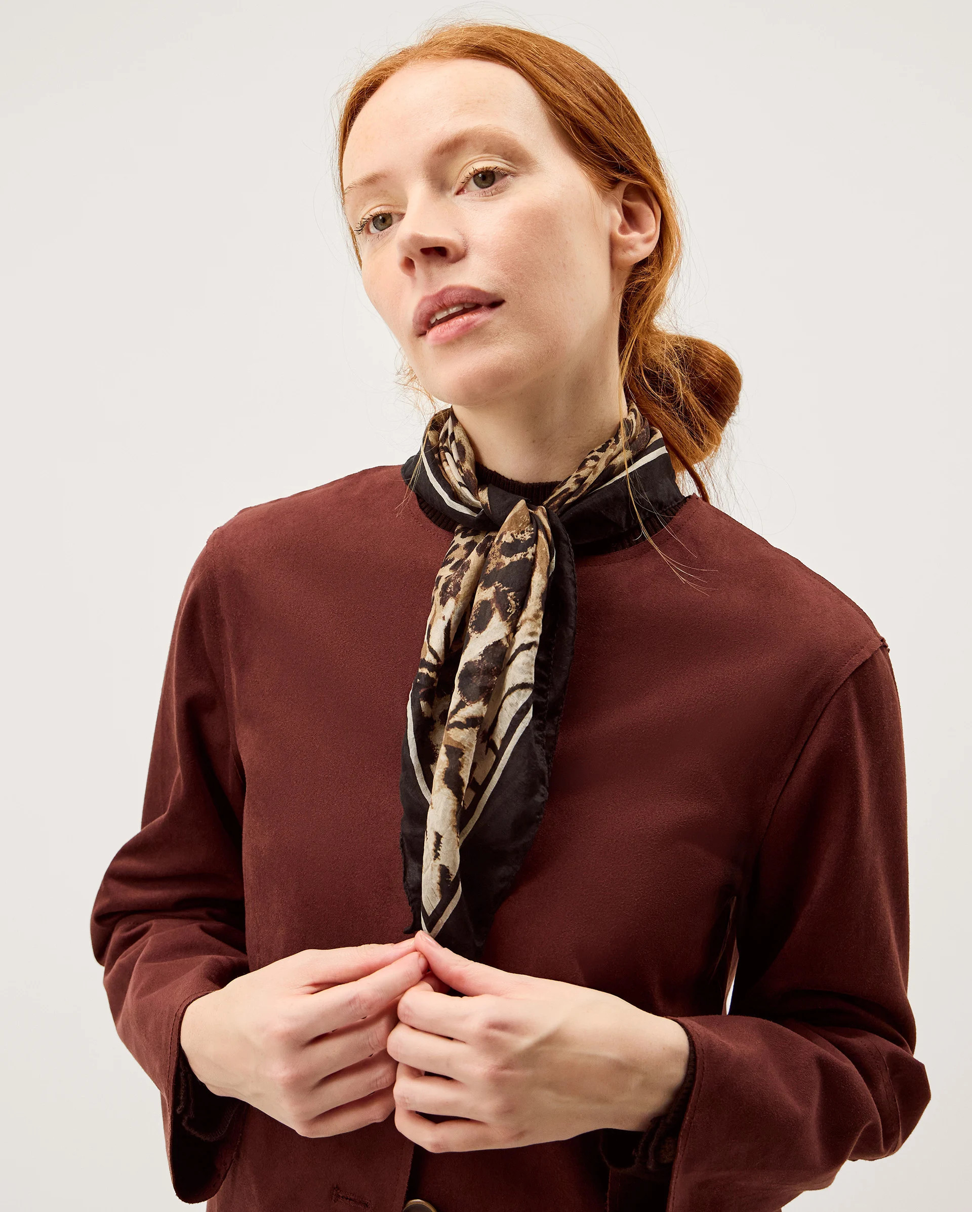 Kathie Silk Leopard Print Scarf | Monsoon (UK)