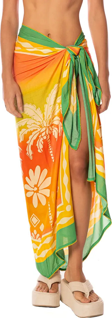 Maaji Tropical Landscape Isla Print Cover-Up Pareo | Nordstrom | Nordstrom