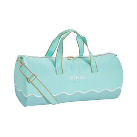 Stoney Clover Lane Glitter Hardsided Luggage, Aqua | Pottery Barn Teen
