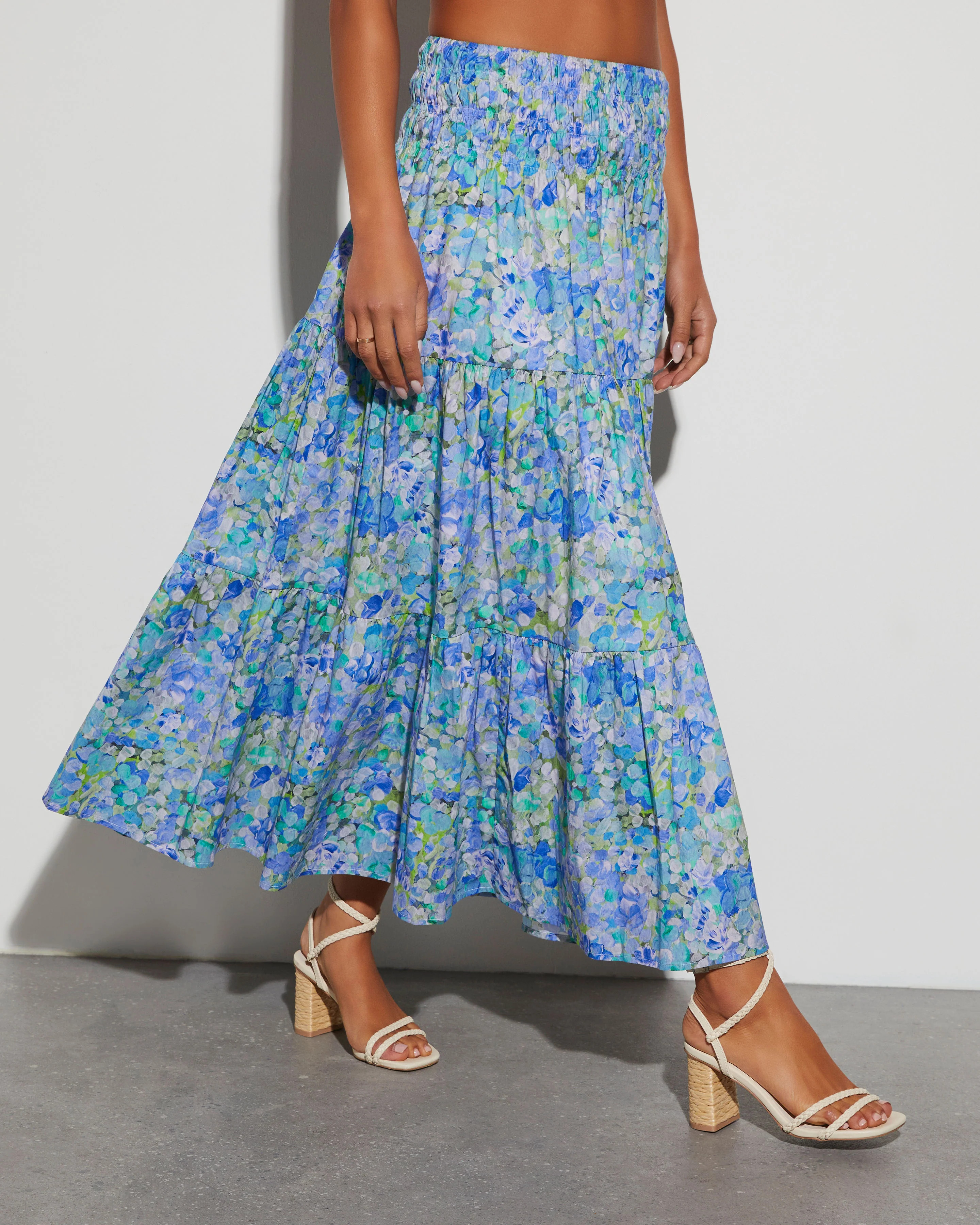Angie Floral Midi Skirt | VICI