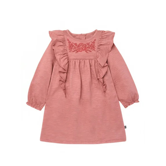 Modern Moments by Gerber Toddler Girl Dress with Ruffles, Sizes 12M-5T | Walmart (US)
