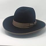 A-112 Bullock Style Western Fedora- 8X Beaver Quality Fur Felt Hat | Amazon (US)