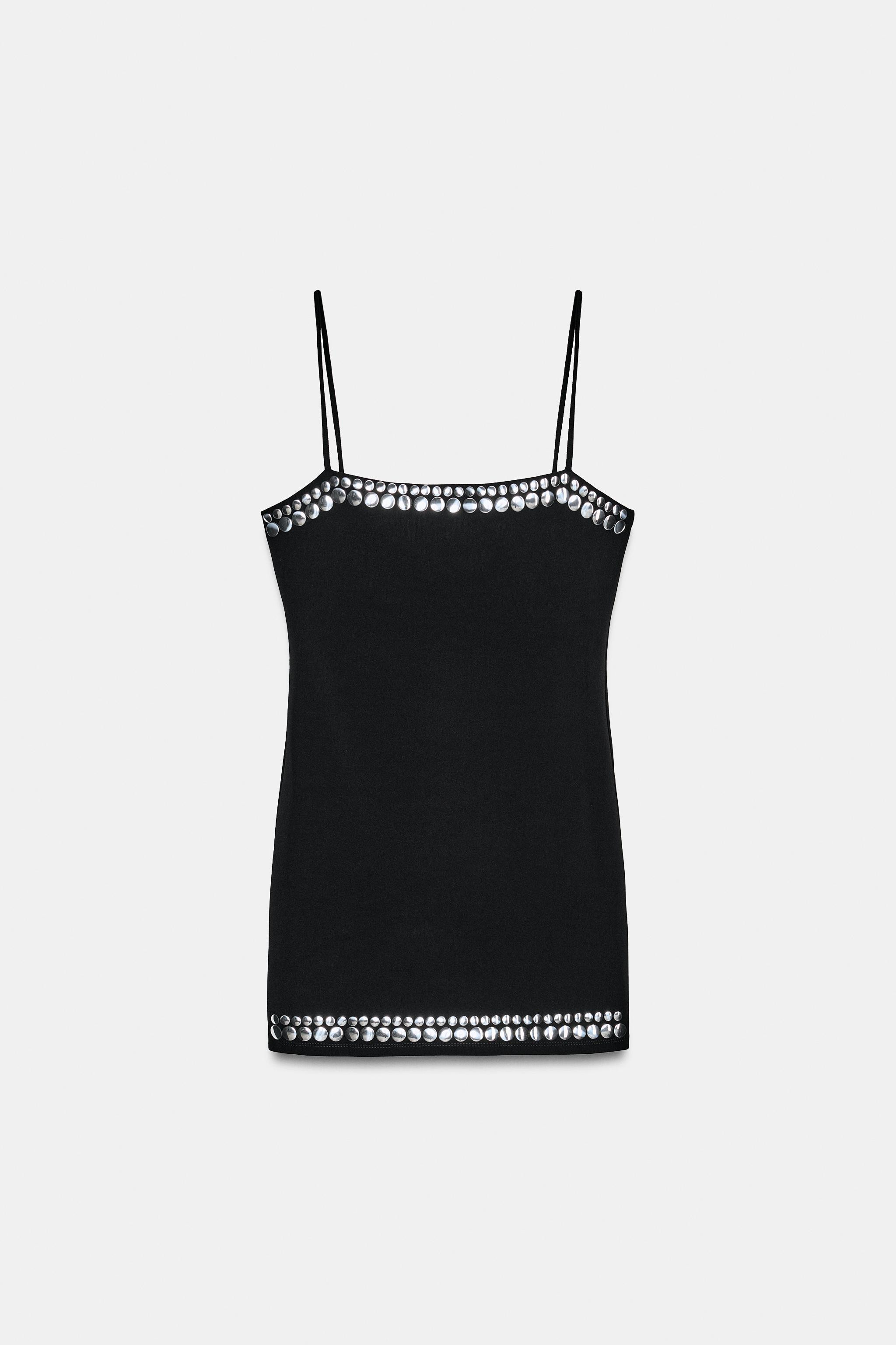 STUDDED MINI DRESS | Zara UK