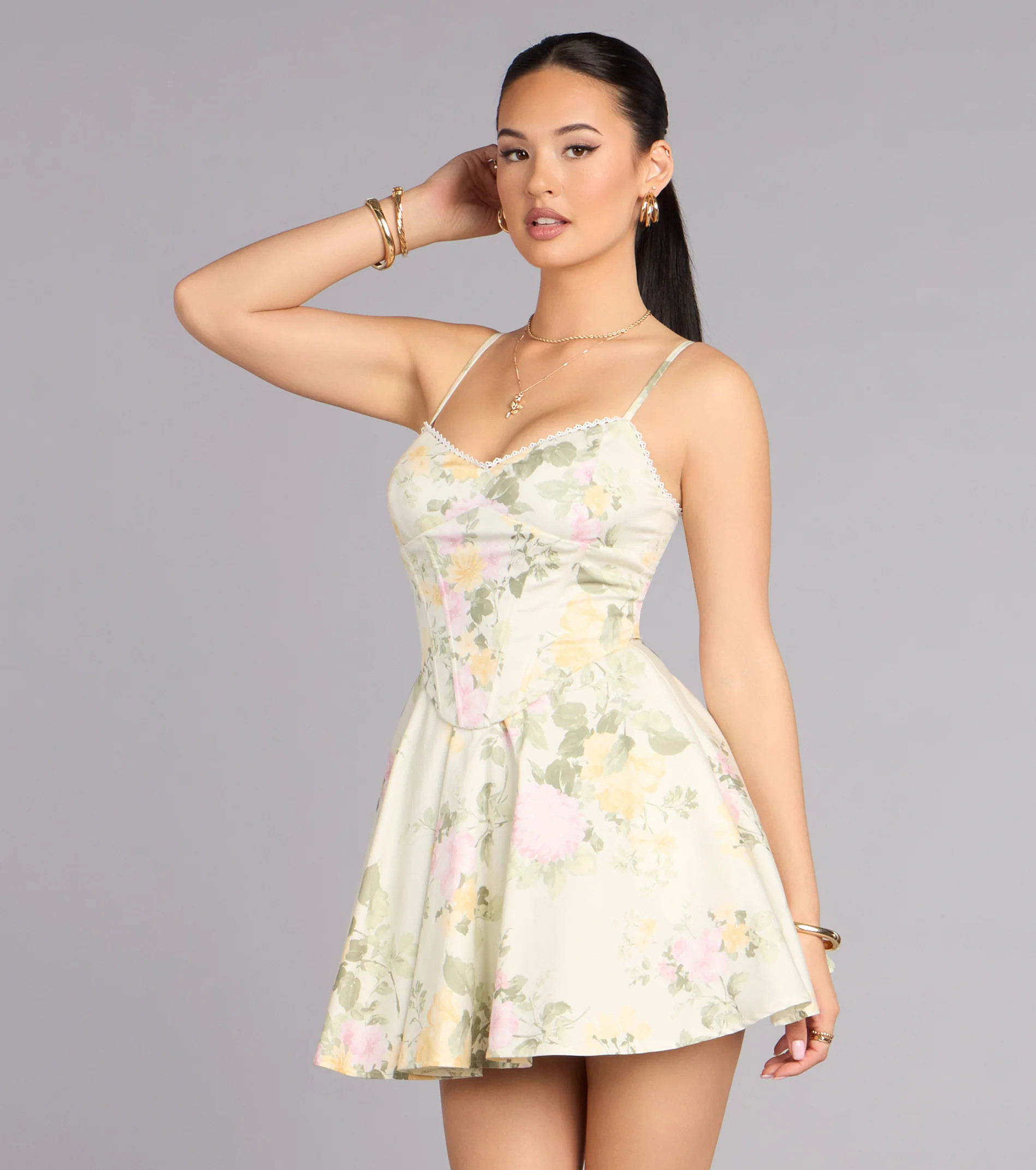 Spring Fling Floral Skater Dress | Windsor Stores