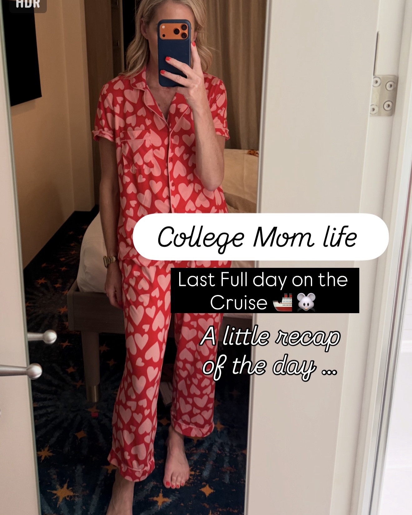 POV: our last full day! It started in the morning early, before the ship fully woke up. Quiet prayers, gratitude for this season, and a workout to ground myself before the day began. I met the boys for breakfast simple moments that somehow mean everything more as they get older.

We spent the day just being together. Time on the deck watching a movie, ocean views stretching forever, a refreshing drink in hand, tacos for lunch (again—because why change a good thing). We wandered, explored, shopped a little, and stumbled upon the Haunted Mansion speakeasy one of those unexpected, fun memories that makes trips like this so special.

That evening, we watched the theatrical show of Hercules, one of our favorites. Finally today the sweetest surprise was waiting for us: because Nolan took the time to write a handwritten note to the captain, we received an invitation to visit the bridge in the morning. A full-circle kind of day.
So grateful for time, for togetherness, and for these moments I never want to forget. Thank you for coming along with us 🤍


#LTKmomlife #LTKdayinmylife #LTKvlog