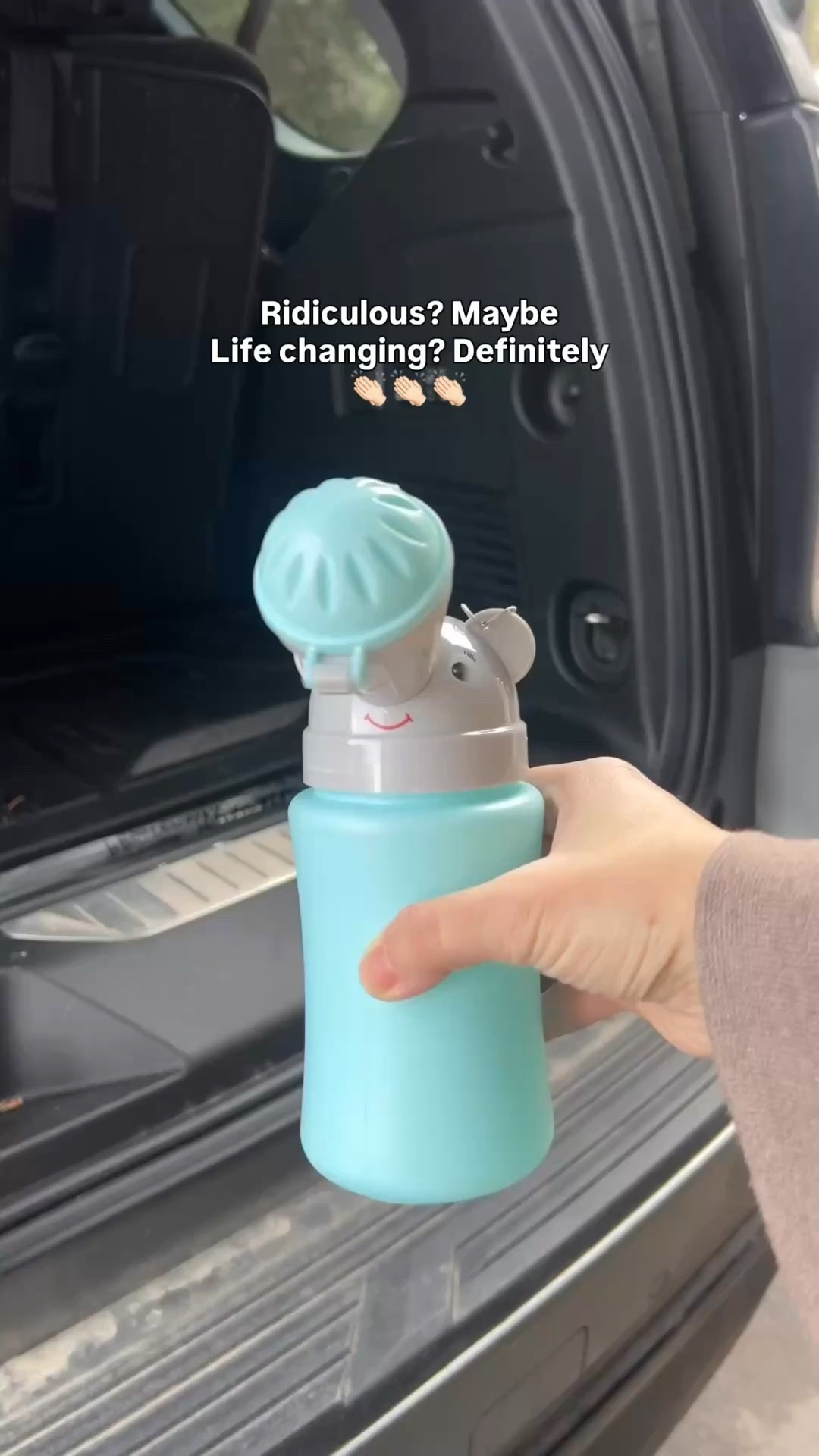 Boy moms, this is your sign to throw this in the car ASAP 👀 no more last-minute panic stops 🙌 #boymom #momfinds #parentinghack 

#LTKTravel #LTKKids #LTKBaby