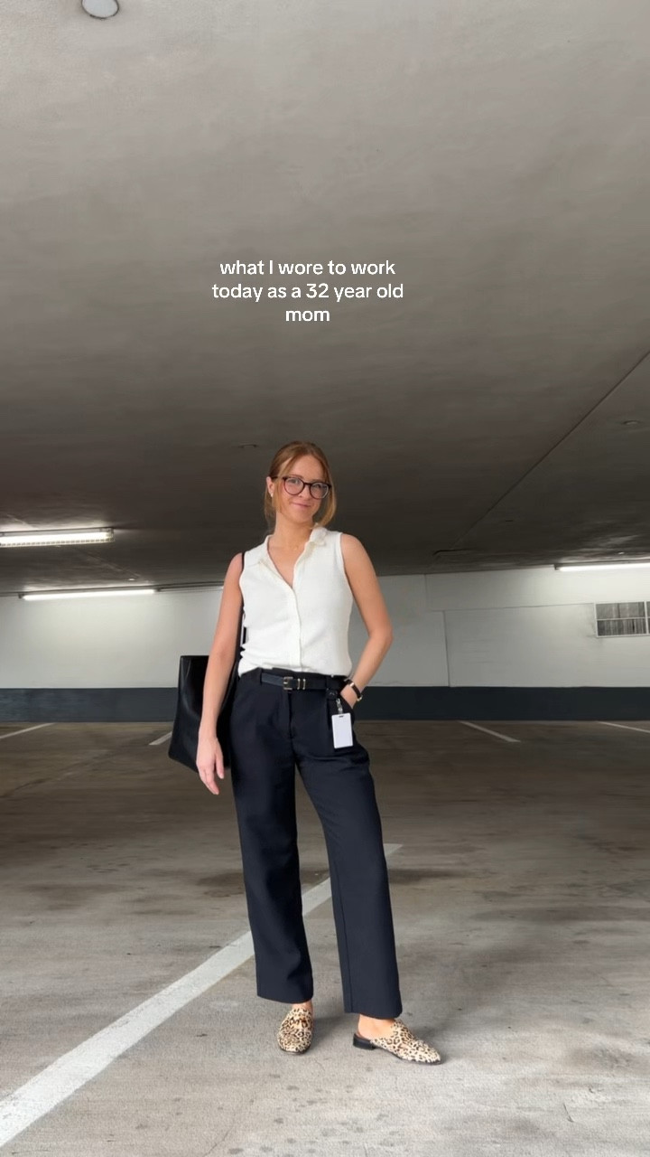 Office outfit of the day as a working mom! Shoes are old and my shirt was bought locally but linked similar options!

#LTKmomlife