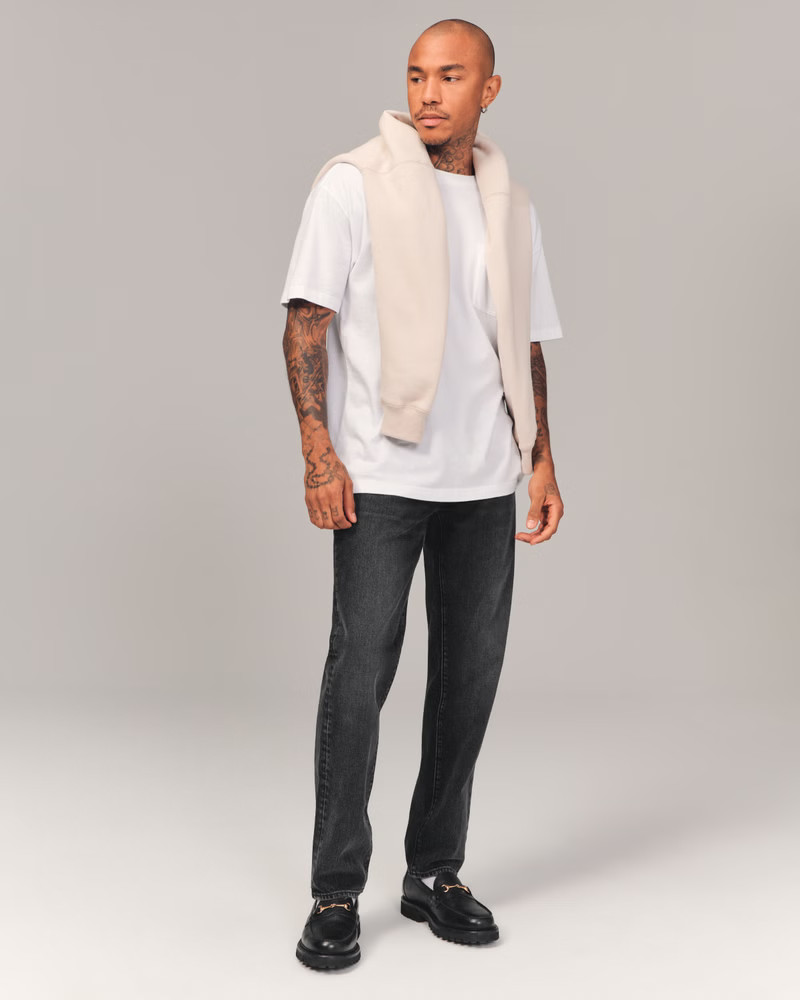 Men's 90s Straight Jean | Men's Bottoms | Abercrombie.com | Abercrombie & Fitch (US)