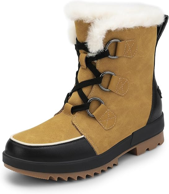 DREAM PAIRS Ankle Winter Boots for Women Snow Boots Anti-Slip Resistant Classic Warm Faux Fur Lin... | Amazon (US)