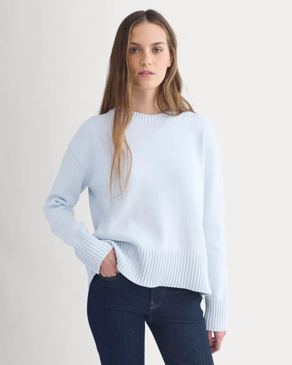 The Boxy Sweater in Everyday Cotton | Heather Rose | Everlane