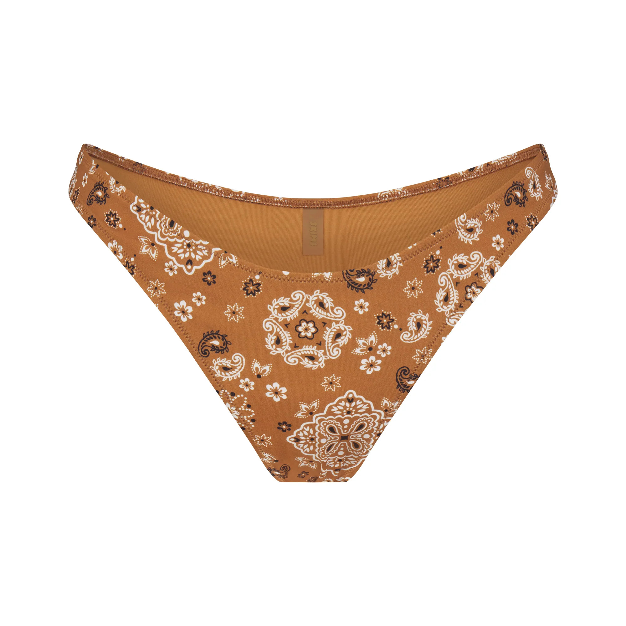 SIGNATURE SWIM TANGA BIKINI BOTTOM | ALMOND BANDANA | SKIMS | SKIMS (US)
