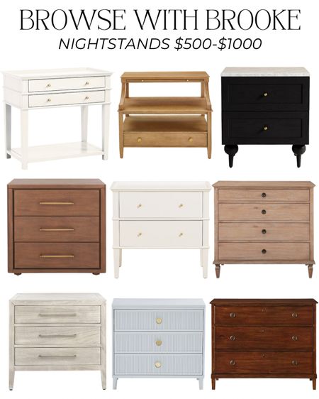 Browse with me! I did a round up of nightstands for every budget. This mix is all between $500 - $1000 from a mix of retailers 👏🏼

Nightstands, budget friendly nightstand, under 1000, nightstand, bedroom furniture, neutral nightstand, modern nightstand, traditional bedroom, modern bedroom, guest room, primary bedroom, white nightstand, wooden nightstand, black nightstand, Ballard designs, Anthropologie, Amazon, Amazon home

#LTKsalealert #LTKhome #LTKstyletip