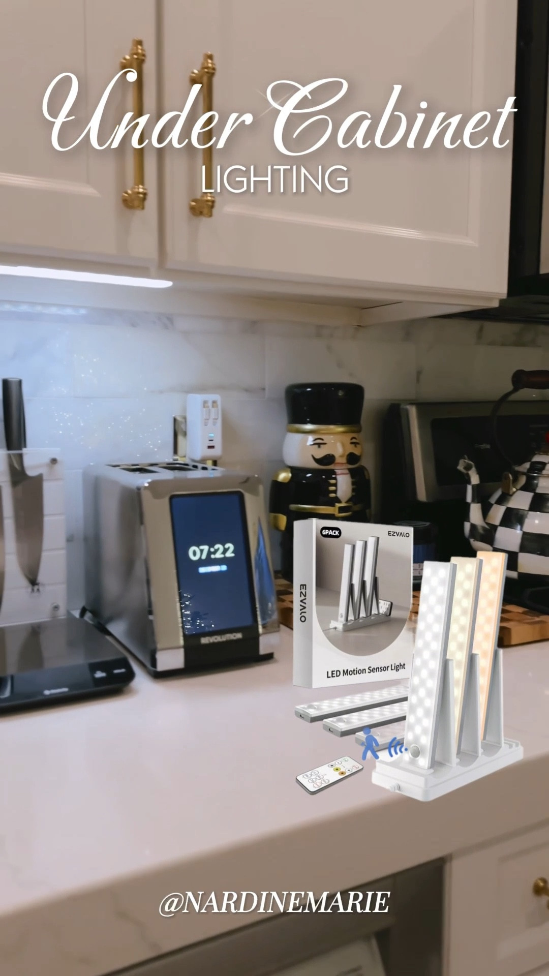 I absolutely LOVE these under cabinet lights!
Wireless, rechargeable, motion-sensor & has different light settings!
They magnet on, come with a remote & you can switch between warm, neutral, or cool lighting depending on the vibe.

Perfect for kitchens, pantries, closets, stairs & even under shelves!
Such an easy upgrade that makes your space feel instantly more elevated.
Shop it on my LTK 🤍

under cabinet lighting, wireless motion sensor lights, rechargeable led lights, kitchen lighting upgrade, closet lighting, pantry organization, home lighting essentials

#ltkhome #amazonhome #homeessentials #kitchenfinds #undercabinetlighting #homeupgrade #organizationfinds #momhome #lightingideas #easyhomeupgrade

#LTKFindsUnder100 #LTKvlog #LTKHome