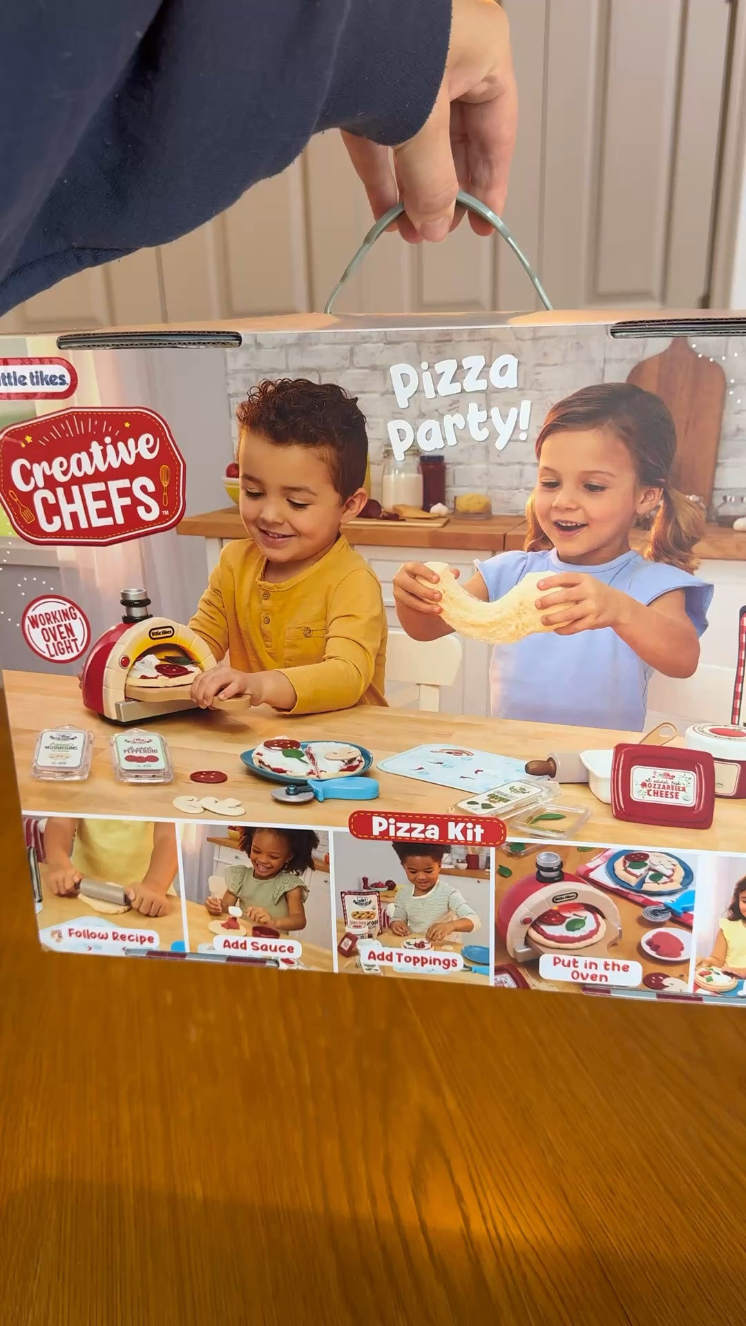 I recently found these creative chefs kits on sale for about $8 and we have been having so much fun with them! They have about any kind of theme you could think of and the kids have loved all of them. 

#PizzaParty #PizzaNight #KidsActivities #FamilyFun #CreativeChefs