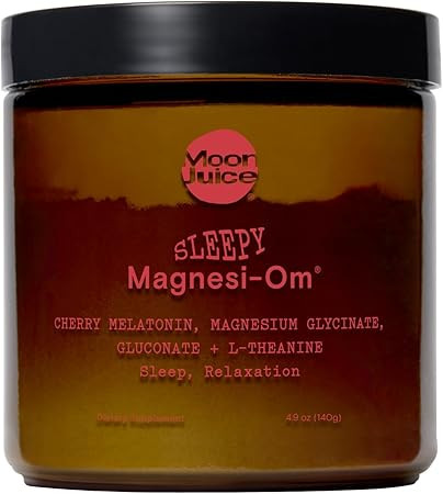 Moon Juice Sleepy Magnesi-Om - Magnesium Sleep Supplement Powder with L-Theanine & Plant-Based, L... | Amazon (US)