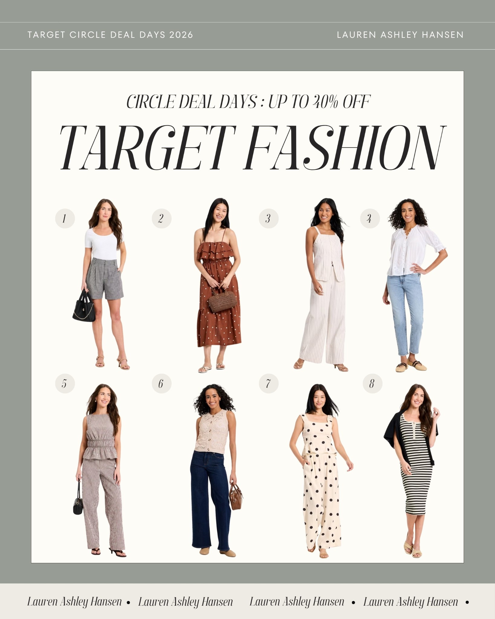 Target Circle Week officially begins tomorrow 3/25 but so many finds are already marked down! Fashion is up to 40% off right now with all of these gorgeous styles being very affordable. Chic, elevated, and budget-friendly! 

#LTKgrwm #LTKSaleAlert #LTKootd