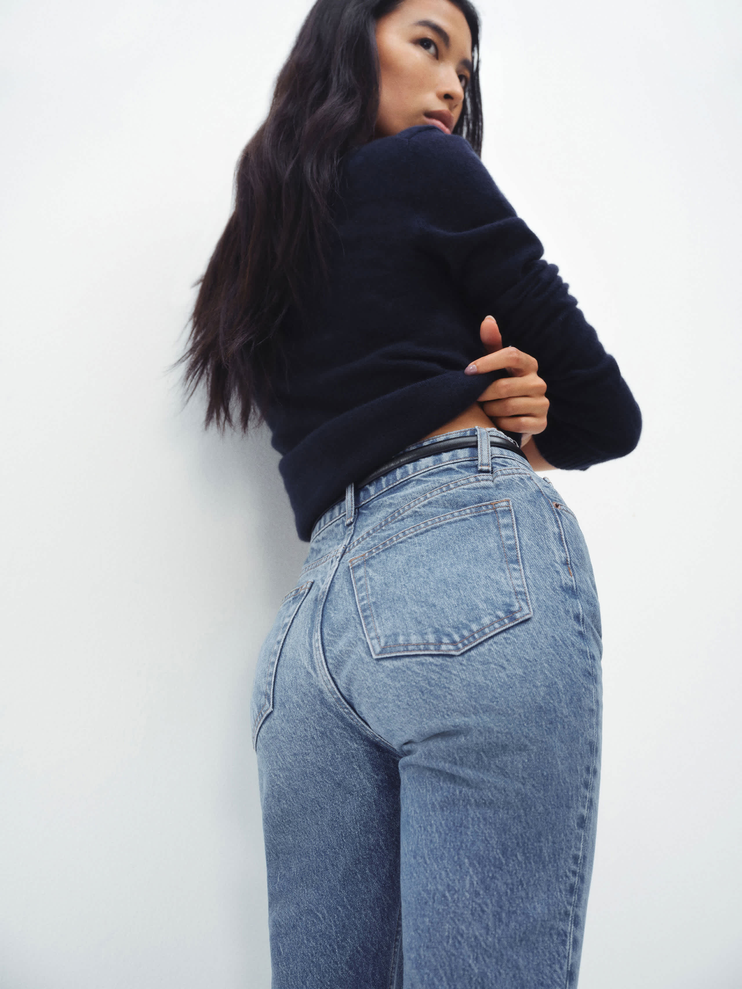 Cynthia High Rise Straight Jeans | Reformation (Global)