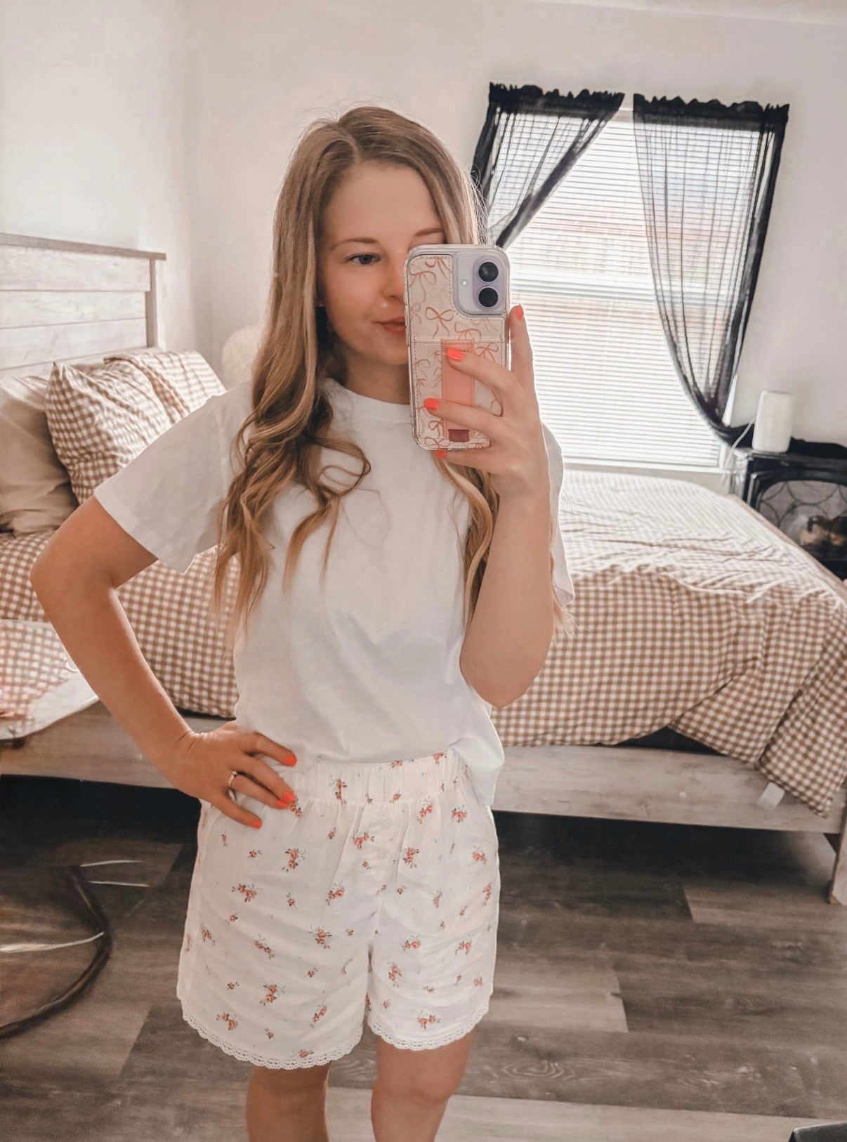 Currently trending at target. These cute white floral boxer shorts! 

#LTKgrwm #LTKselfcare #LTKootd