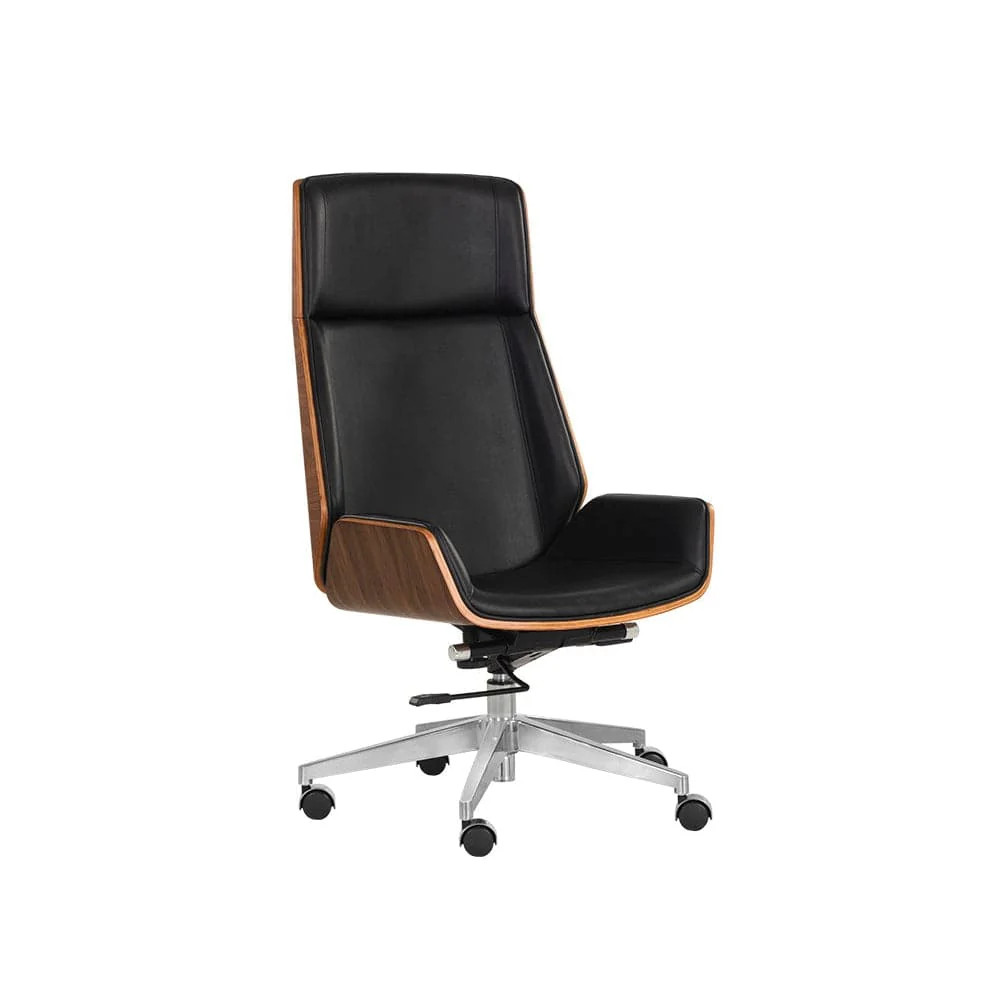 Rhett Office Chair - Dillon Black | France and Son