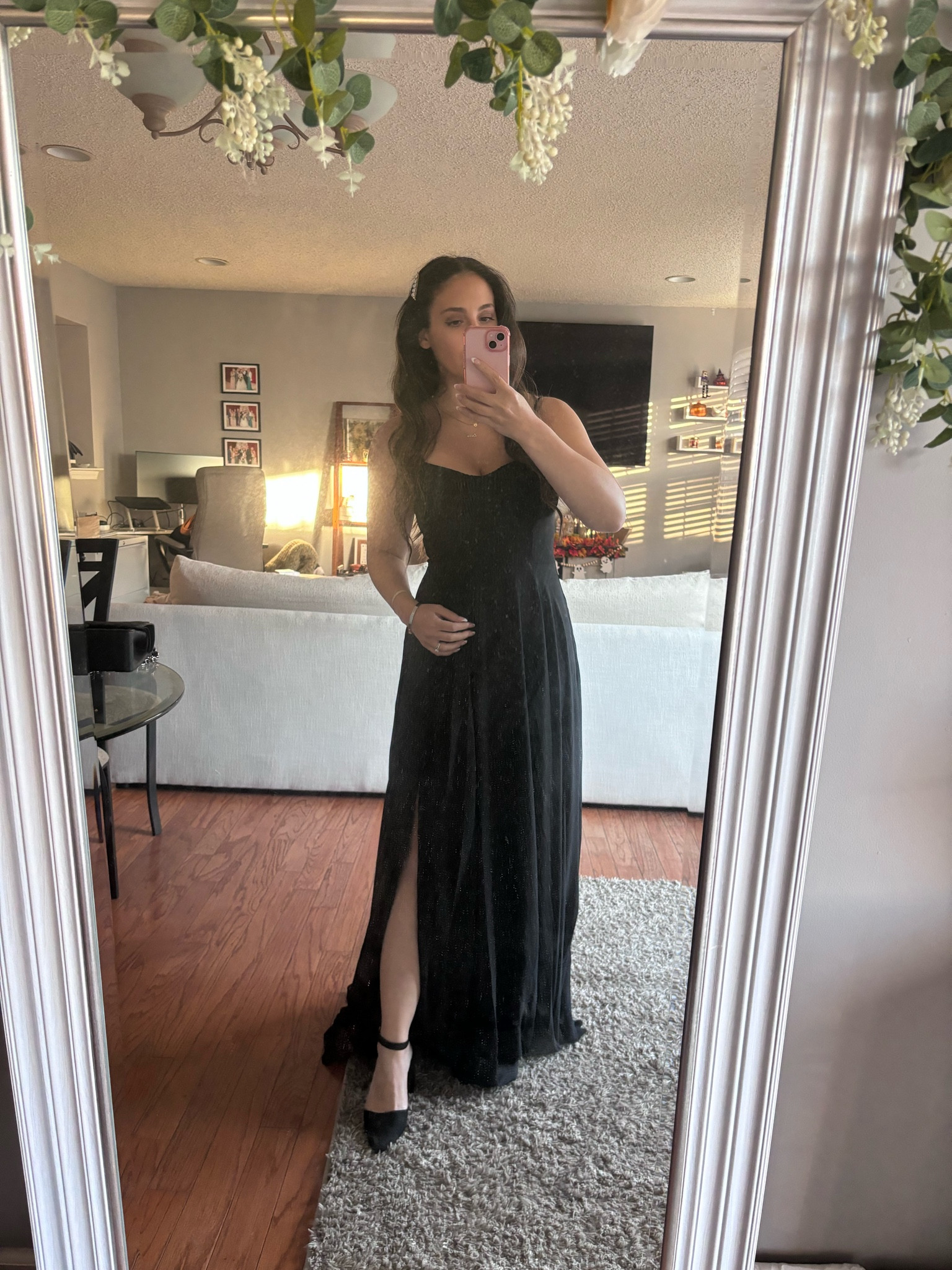 My recent fall wedding guest look for an estate wedding 🖤 perfect for a fall or winter wedding guest dress! 

#LTKWedding #LTKFindsUnder100 #LTKSeasonal