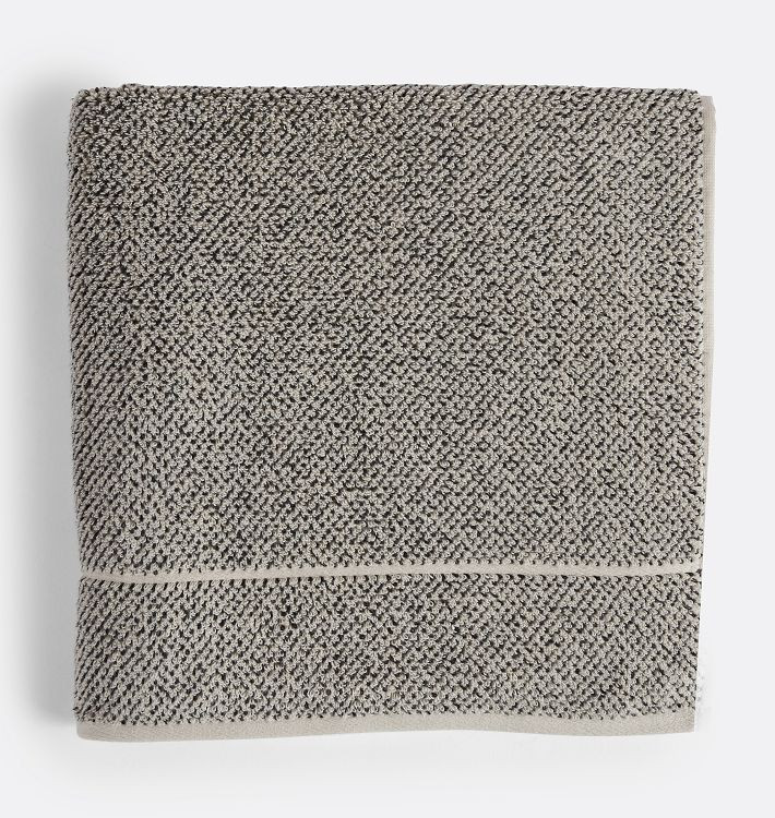 Heathered Terry Organic Cotton Towel | Rejuvenation