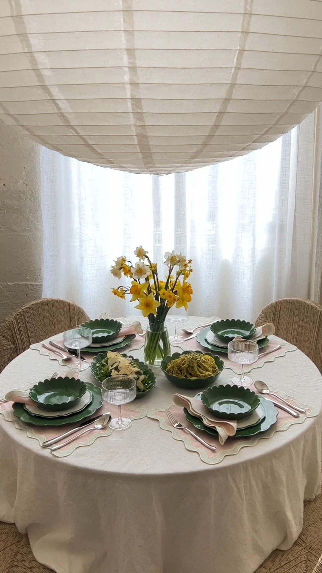 I love to host friends for dinner. Any chance to decorate is a win in my books. In The Roundhouse makes everything look so beautiful with hardly any effort! This green scallop set is divine! Matched with the green wave side plates and pale pink/sea foam placemats and napkin set. 

#LTKhome #LTKaustralia #LTKFind