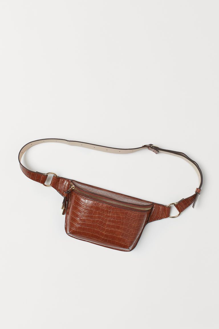 Crocodile-patterned Belt Bag | H&M (US + CA)