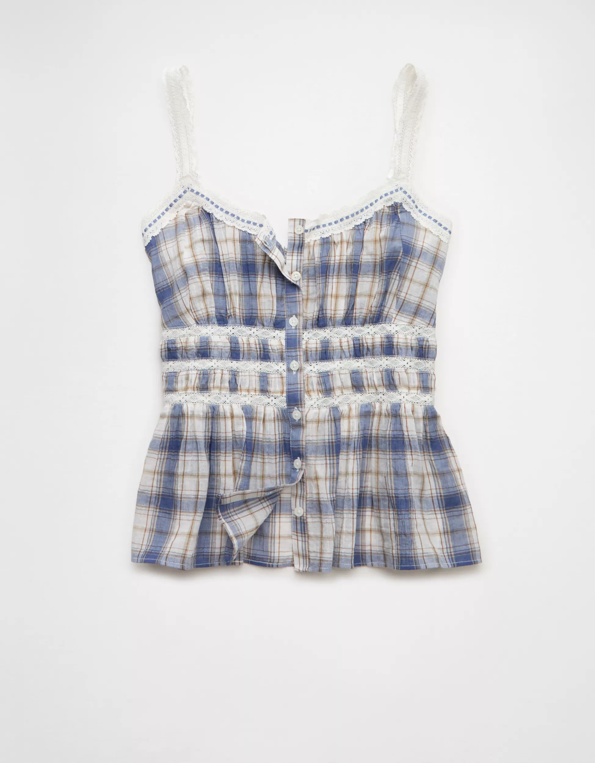 AE Lace Trim Cami Top | American Eagle Outfitters (US & CA)