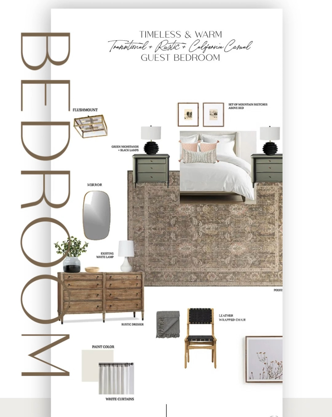 Use code PEGGYH15 for 15% off all full price Scout & Nimble items | Creating a guest bedroom that feels like a cozy retreat? This Transitional Rustic Cottage design is all about warm layers, soft textures, and timeless pieces that make visitors feel right at home. Think neutral bedding, charming wood furniture, and inviting lighting—all linked here so you can Shop the Look!

#LTKHome