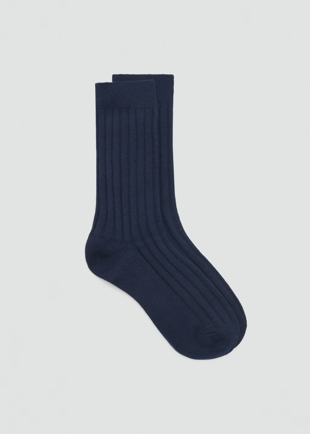 Ribbed wool blend socks - Women | MANGO United Kingdom | MANGO (UK)