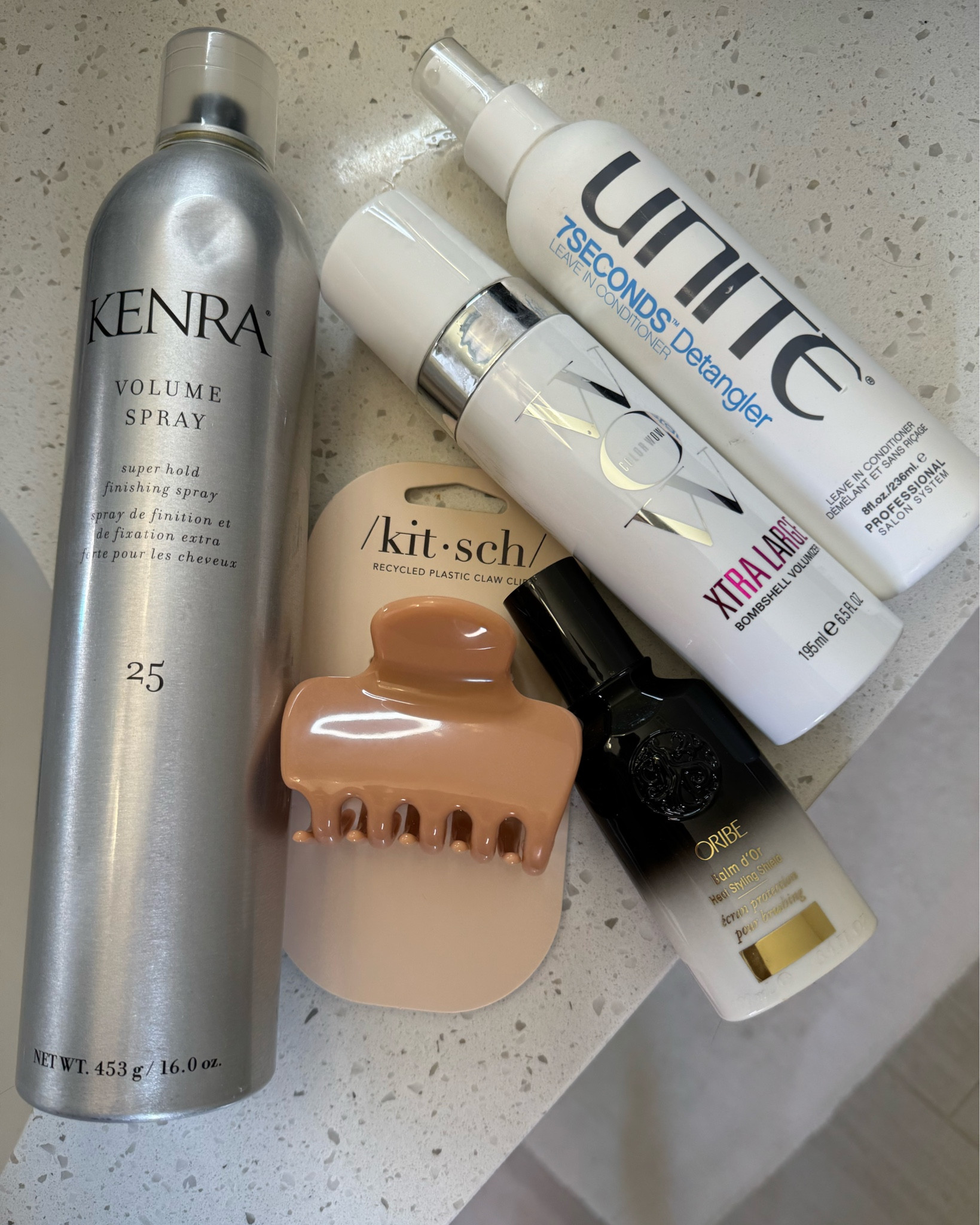 A few of my hair musts! This is the cloud clip Kitsch gifted me and it holds ALL my thick hair! 

#LTKstyletip #LTKfindsunder50 #LTKbeauty