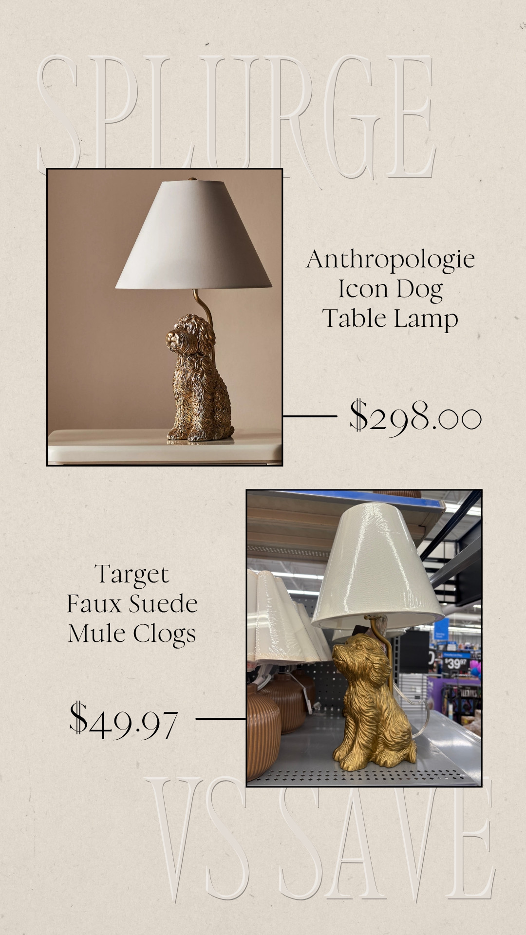 Splurge vs Save | Doodle Dog Lamp | Lamp | Home Decor  

 #LTKxWalmart #LTKSeasonal #LTKHome