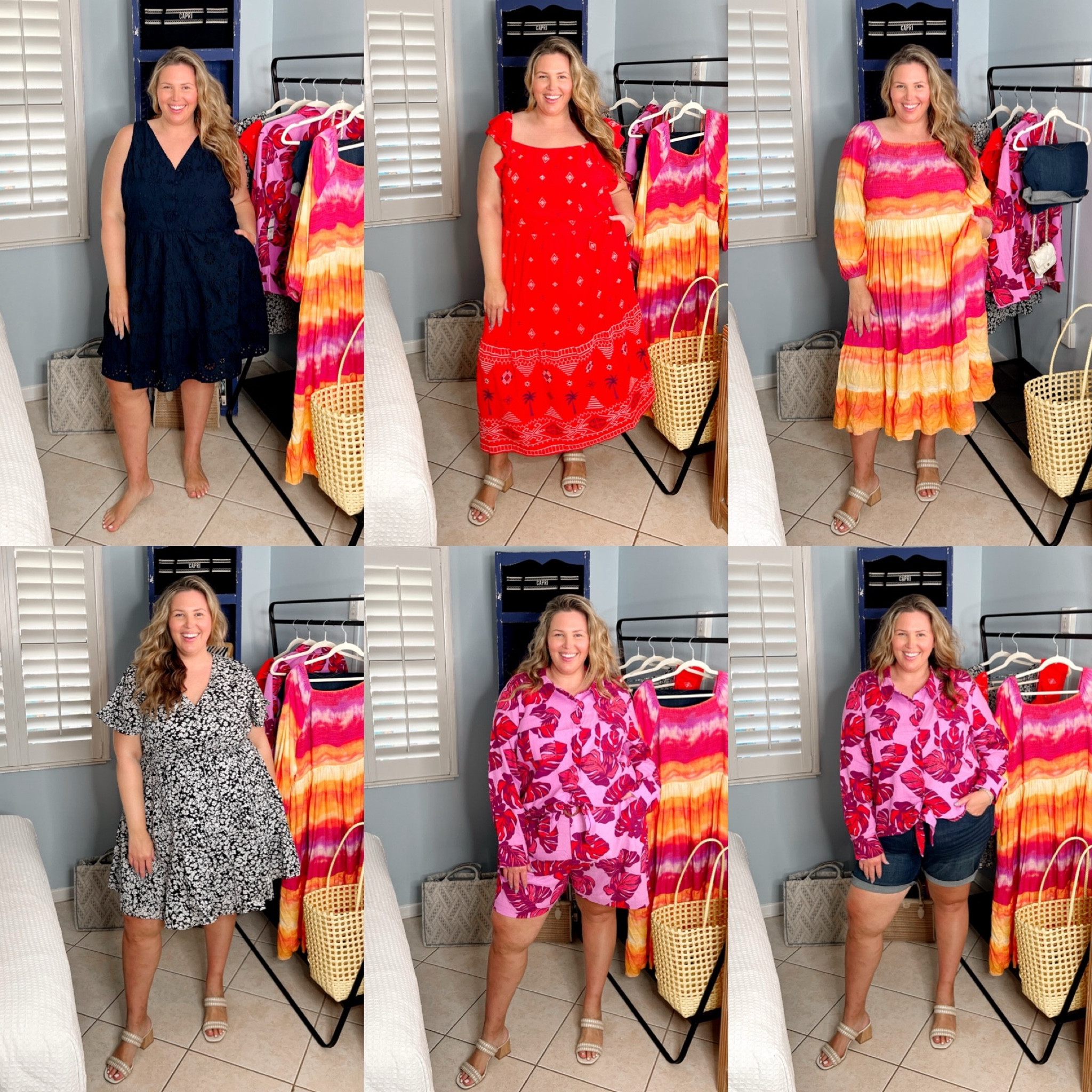 Plus Size Walmart Summer Fashion! 1. I recommend sizing down in this dress. I'm wearing the 2X and could do the 1X. It's SO comfy and versatile! 
2. I recommend getting your regular size. I sized up to 3X in this matching set, but it is too large on me and I should have stuck with regular! 
3. This dress runs true for me in the 2X and is so lightweight and breezy. 
4. LOVE this dress. It fits true to size in the 2X! 
5. Get your regular size in this set. It is generous on me only because I sized up to the 3X. 
6. Could do the 2X instead of the 3X in the top. Jean shorts are the Terra & Sky pull on shorts. I recommend getting your regular size, I’m in 20 but could do my regular 18W

#LTKPlusSize #LTKStyleTip #LTKSeasonal