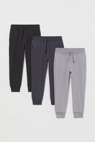 3-pack Joggers | H&M (US + CA)