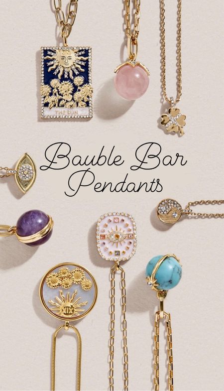 Loving these @baublebar pendants ✨


#LTKFind #LTKstyletip #LTKGiftGuide