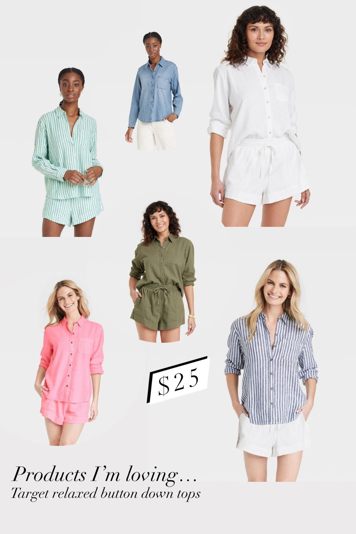 $25 Relaxed Fit Button Down Shirts At Target!! 

#LTKstyletip #LTKunder50 #LTKFind