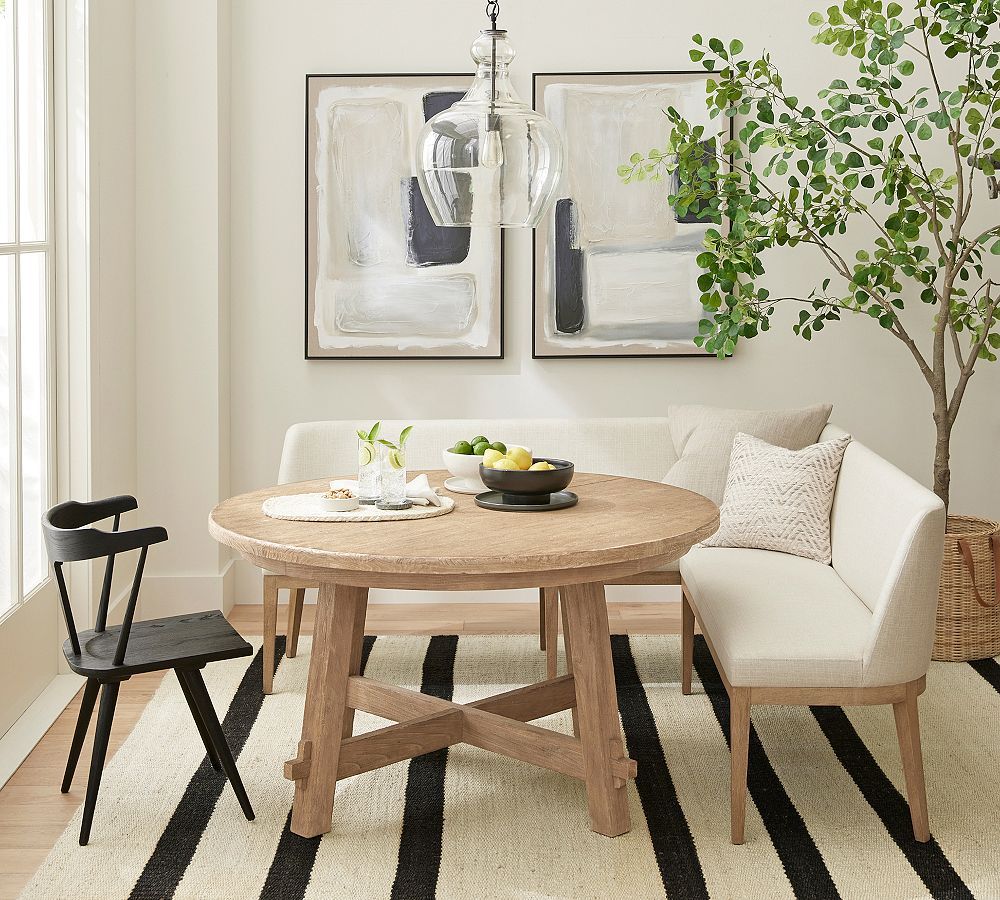 Toscana Round Extending Dining Table | Pottery Barn (US)