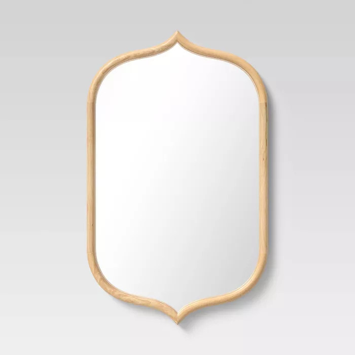 22" x 36" Top and Bottom Peak Mirror Natural - Opalhouse™ | Target