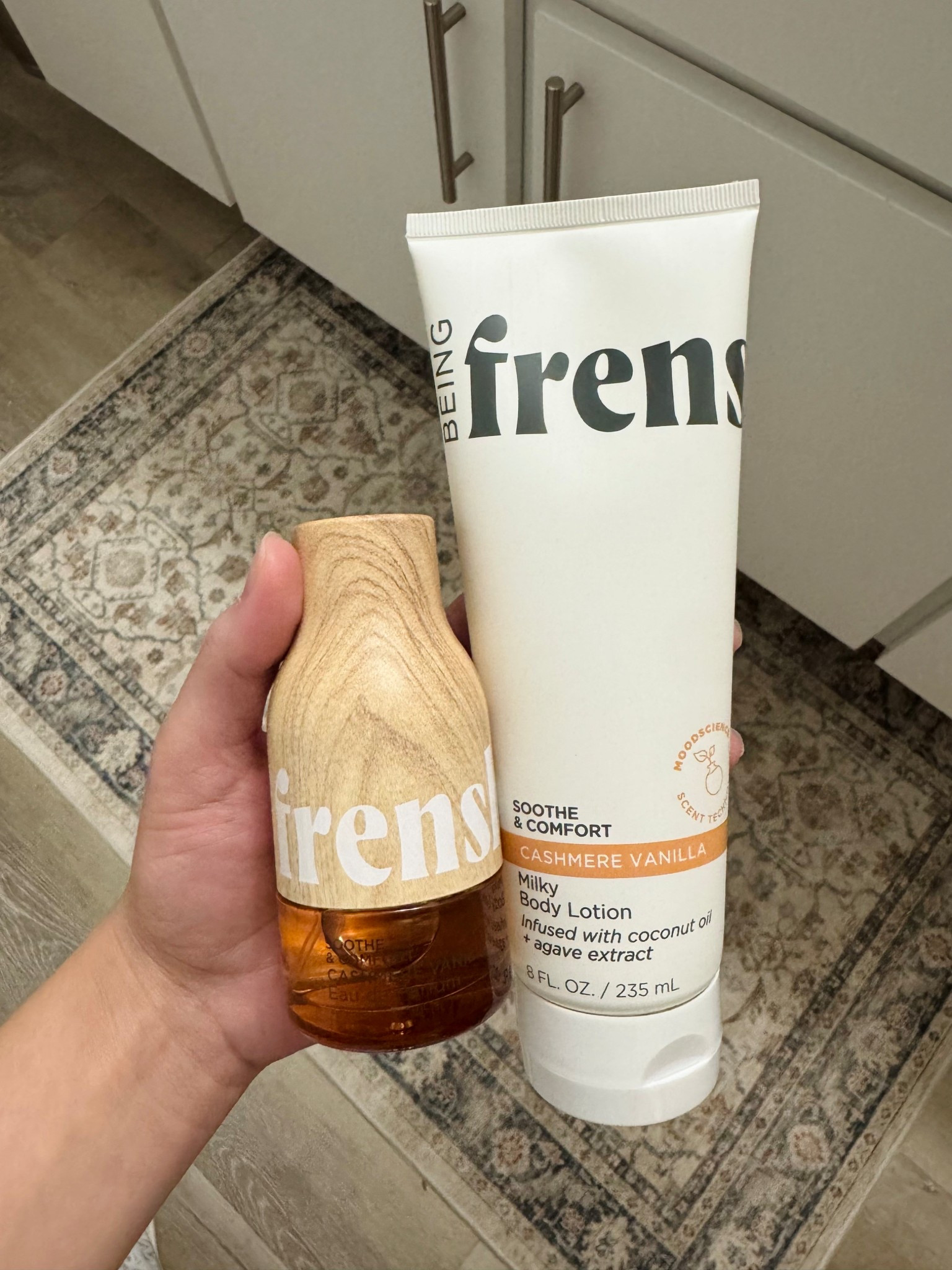 vanilla girly🍨🫶🏻 this scent is everything!! I honestly don’t wear a lot of perfumes or scented lotions, but I love that this line is a cleaner option & infused with essential oils! Plus this smell is heavenly! 

#target #targetfinds #fresnshe #beingfrenshe #ashleytisdale #perfume #bodycare 

#LTKBeauty #LTKSummerEdit #LTKFindsUnder50