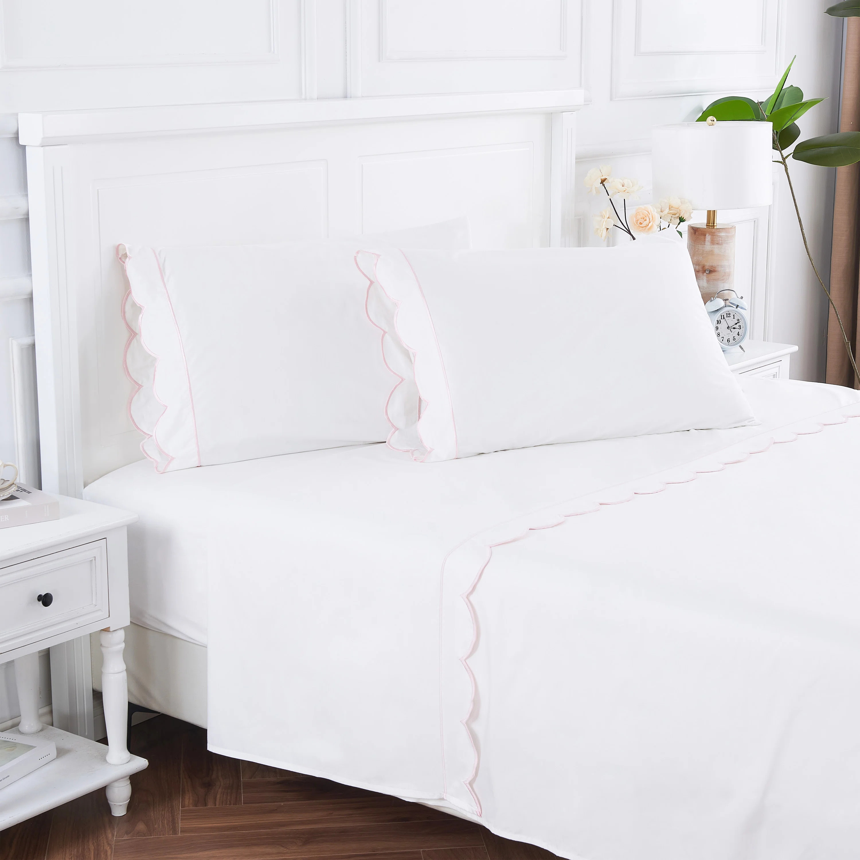 SCALLOP FRAME PERCALE SHEET SET | Wayfair North America