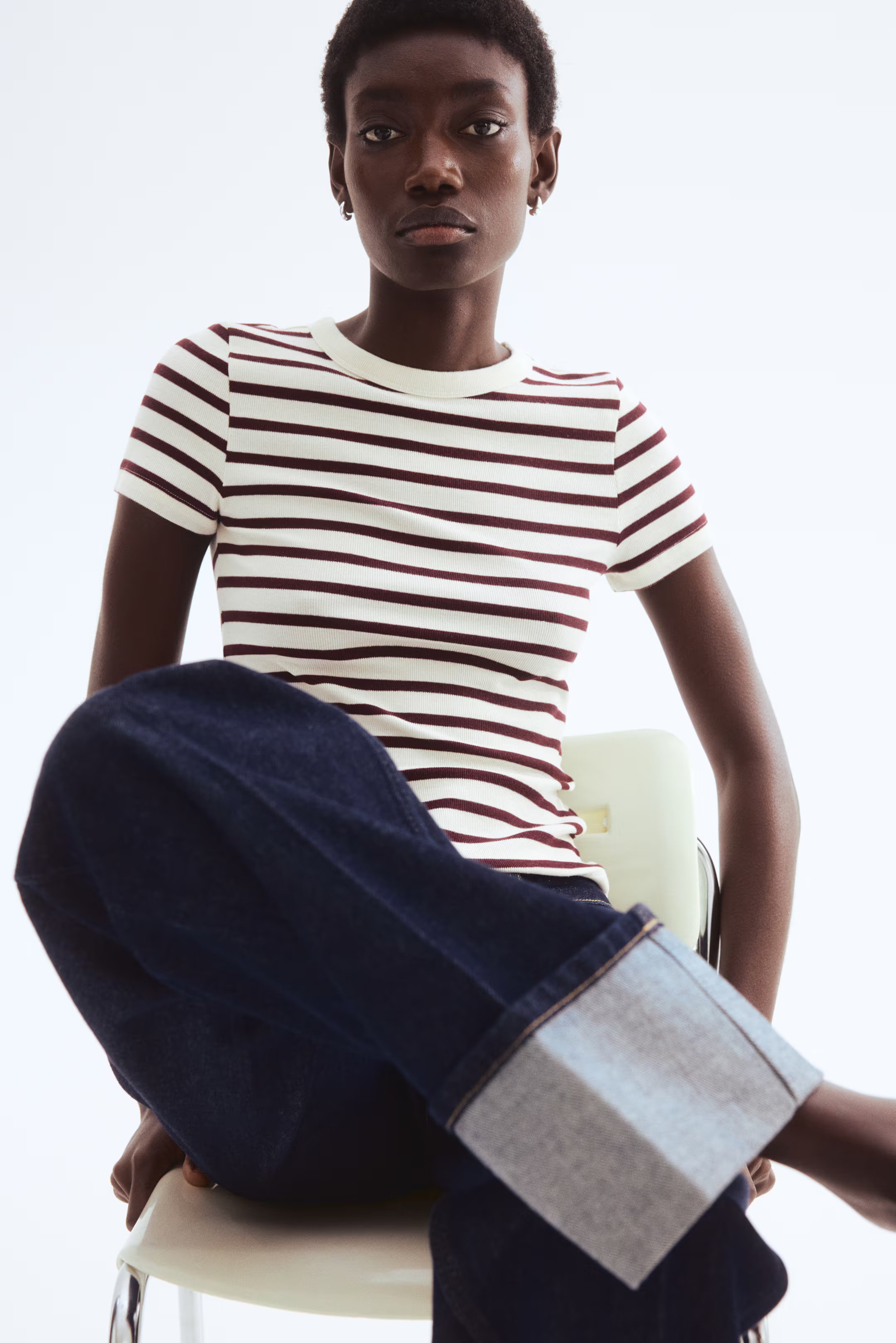 Ribbed T-Shirt | H&M (US + CA)